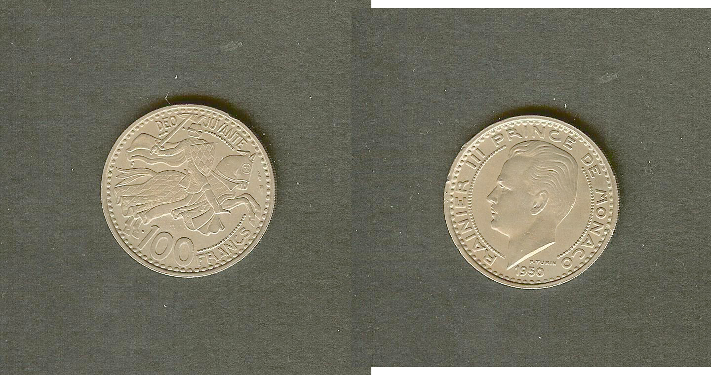 Monaco 100 francs 1950 gEF